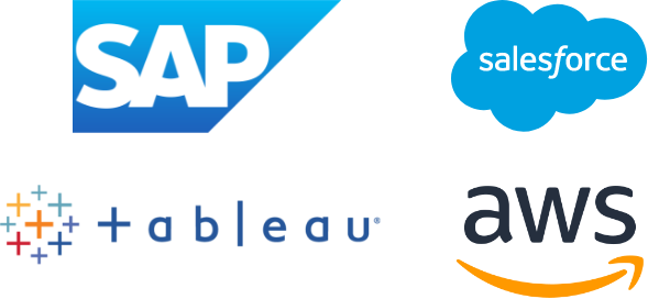 SAP salesforce Tableau AWS